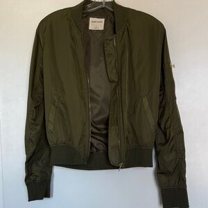 Heart Hips Khaki Green Zip-Up Jacket